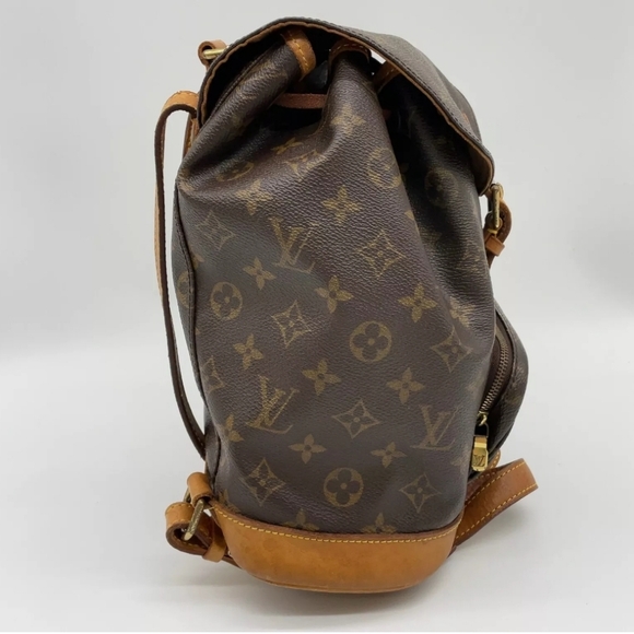 Auth🌹 Louis Vuitton Monogram Montsouris Backpack # SP0928 - Picture 7 of 16